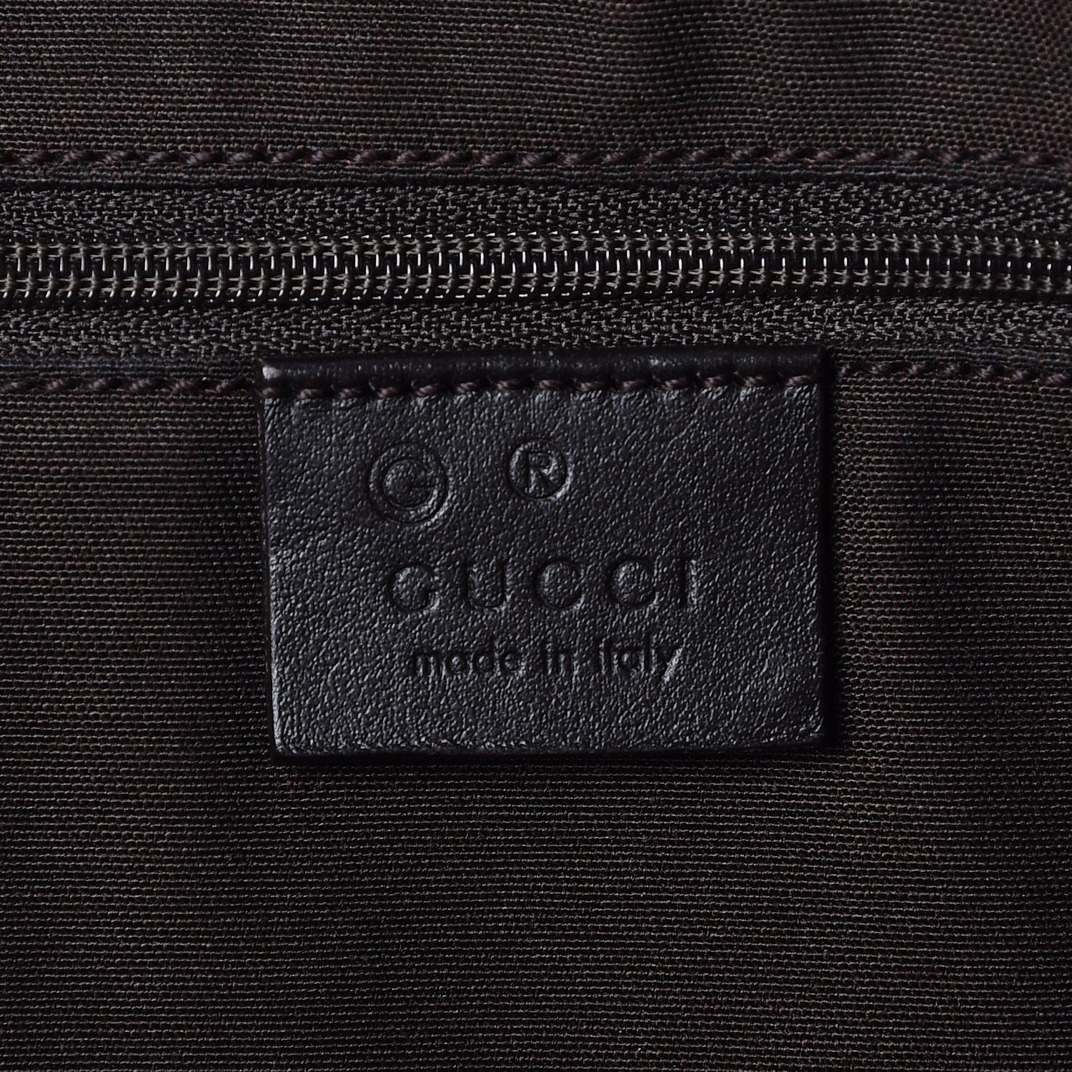 Gucci Guccissima Medium GG Charm Dome Satchel Dark Brown 13 of 14