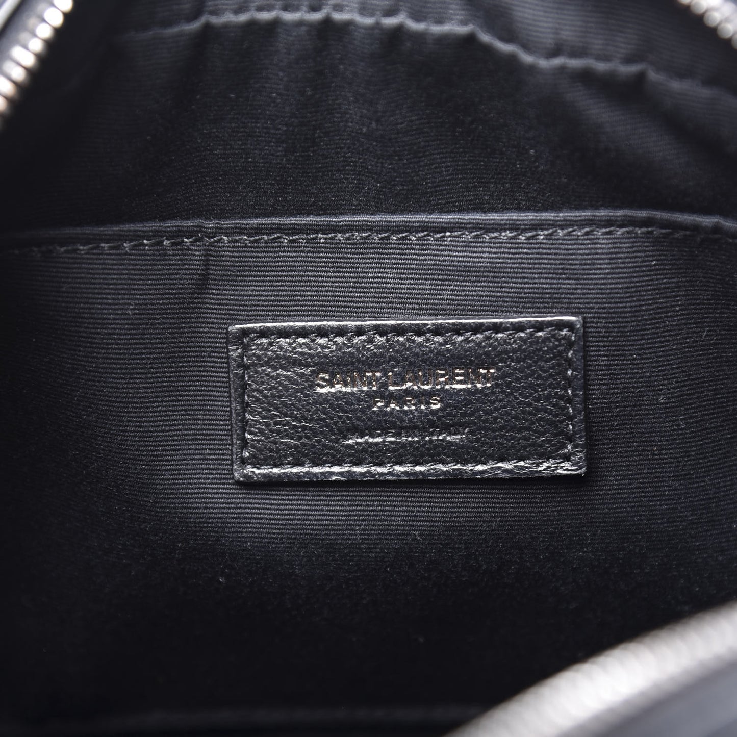 Calfskin Matelasse Monogram Lou Camera Bag Black