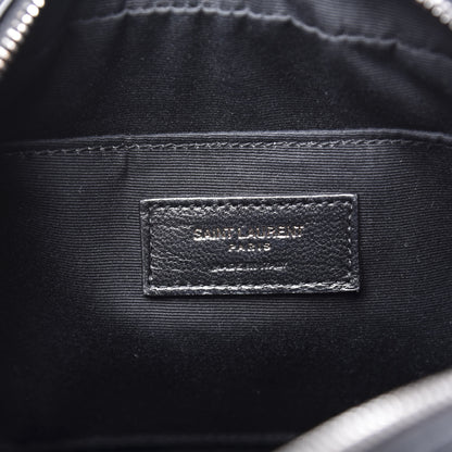 Saint Laurent Calfskin Matelasse Monogram Lou Camera Bag Black 7 of 8