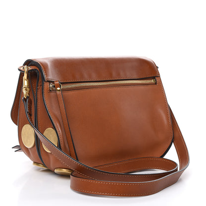 Chloe Smooth Calfskin Kurtis Shoulder Bag Caramel 3 of 13
