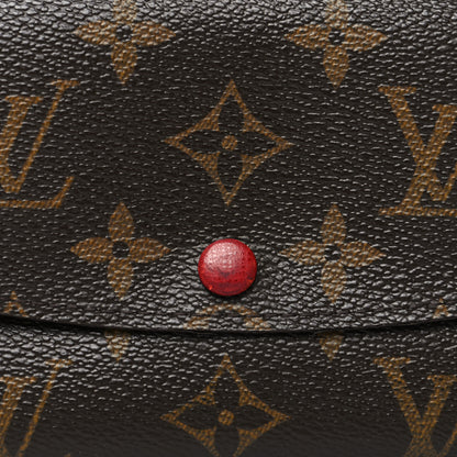 Louis Vuitton Monogram Emilie Wallet Rouge 8 of 13