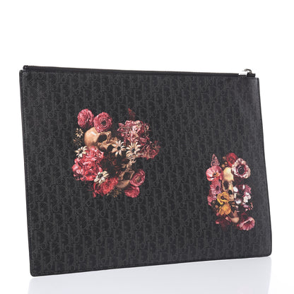 Christian Dior HOMME Monogram Coated Canvas Printed Document Holder Grey Multicolor 3 of 9