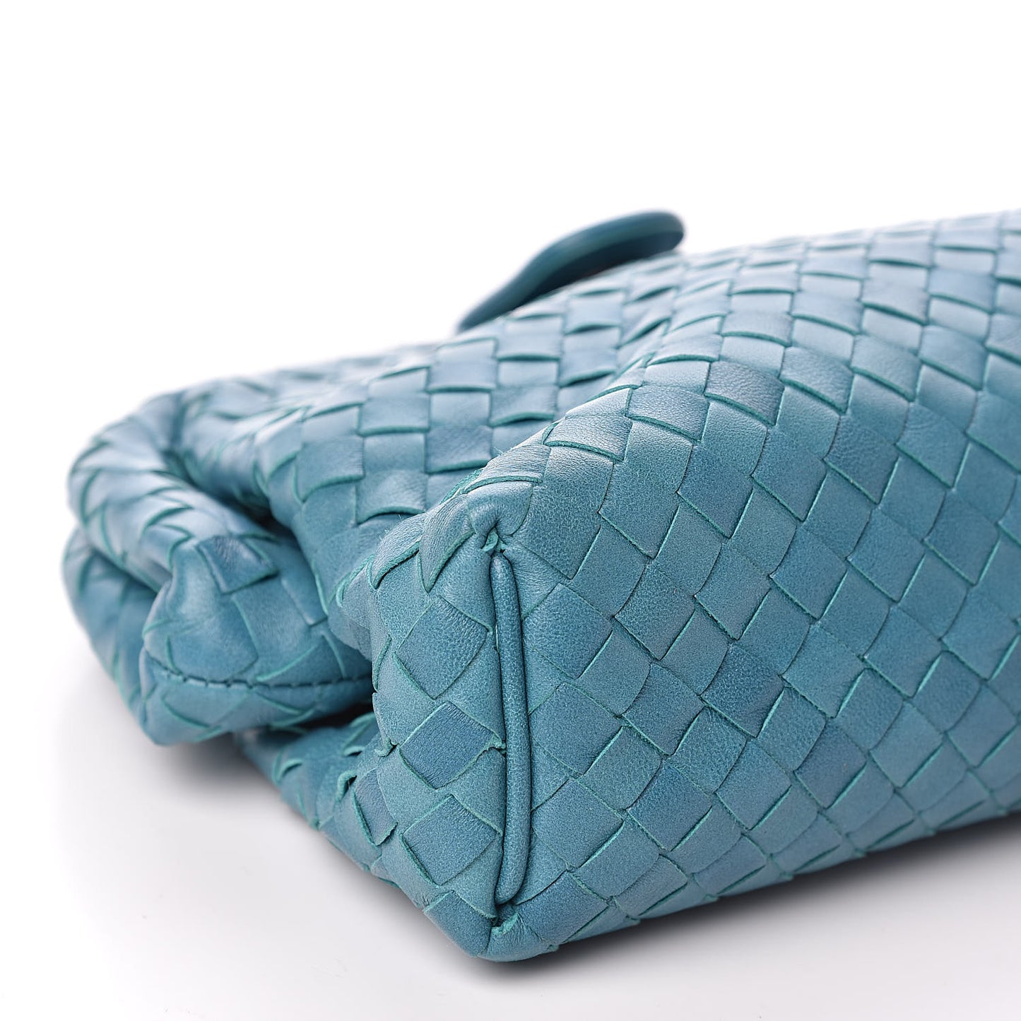 Nappa Intrecciato The Lauren 1980 Clutch Aqua