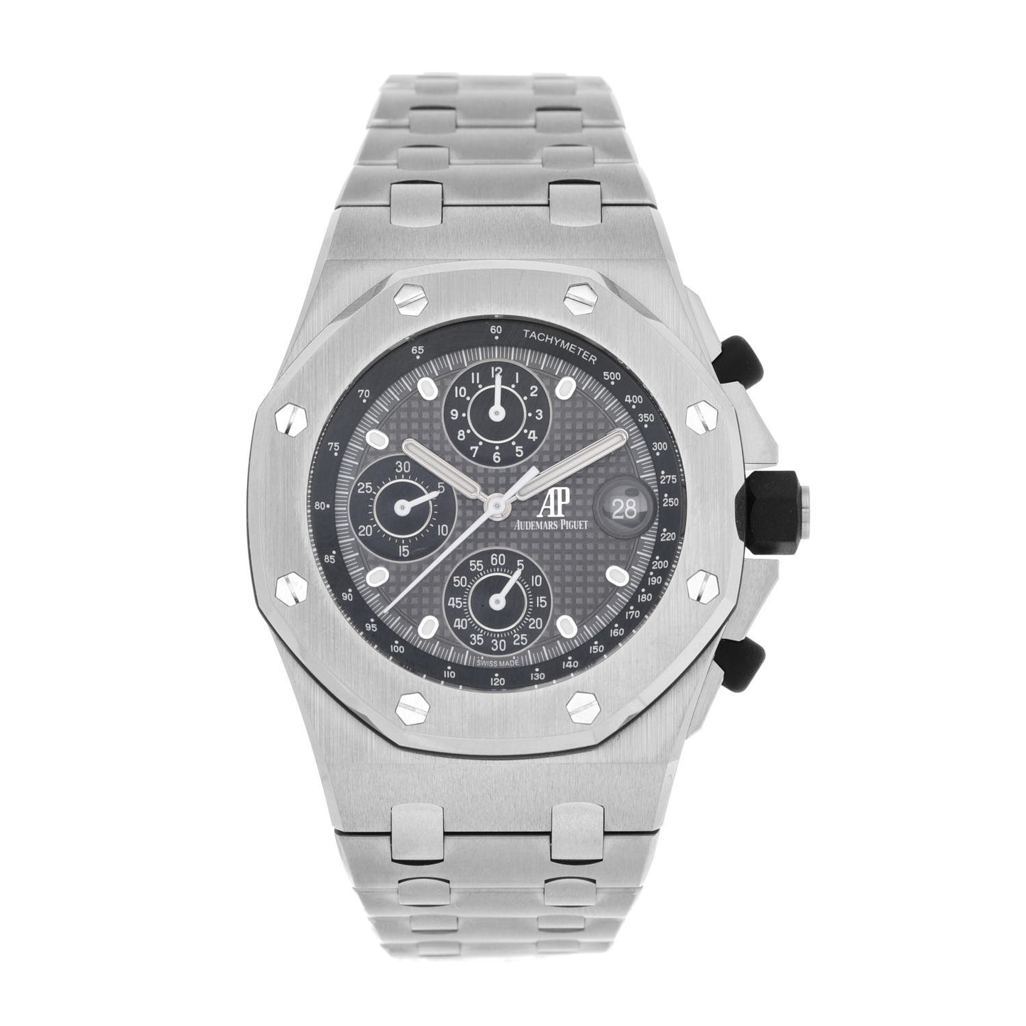 Titanium 42mm Royal Oak Offshore Chronograph Automatic Watch Grey 26238TI.OO.2000TI.01