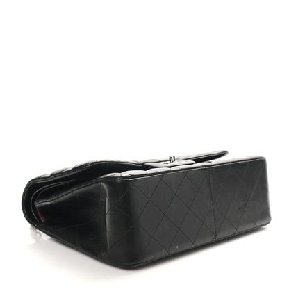 Chanel Lambskin Quilted Jumbo Double Flap Black 4 of 12