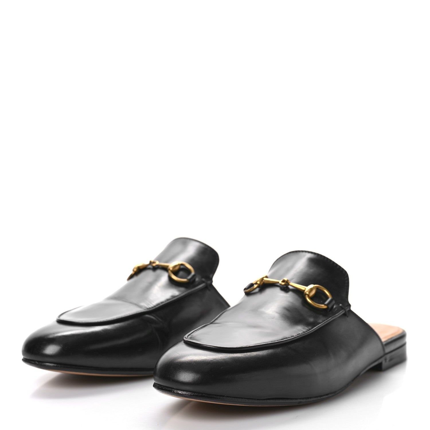 Gucci Calfskin Womens Princetown Slippers 40 Black 4 of 11