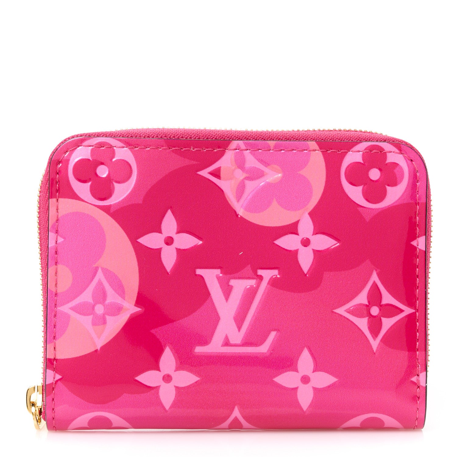 Louis Vuitton Vernis Valentine Zippy Coin Purse Fuchsia 1 of 8