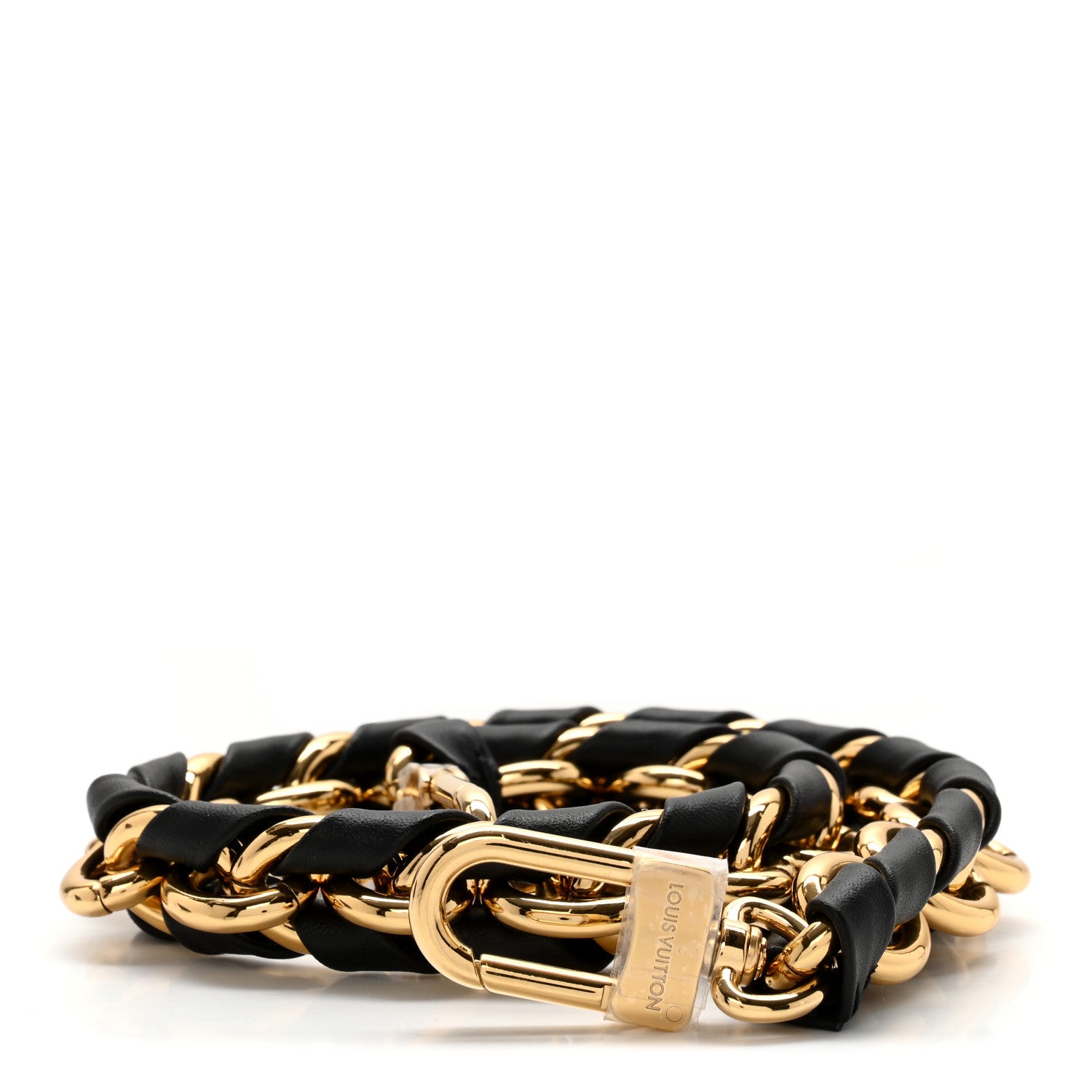 Louis Vuitton Calfskin Multi Pochette Chain Shoulder Strap Black Gold 1 of 3