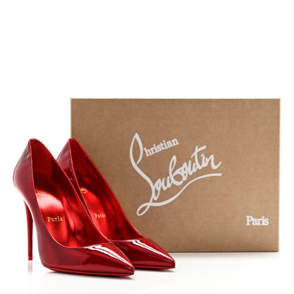 Christian Louboutin Metallic Patent Psychic So Kate 100 Pumps 36 Loubi 8 of 8