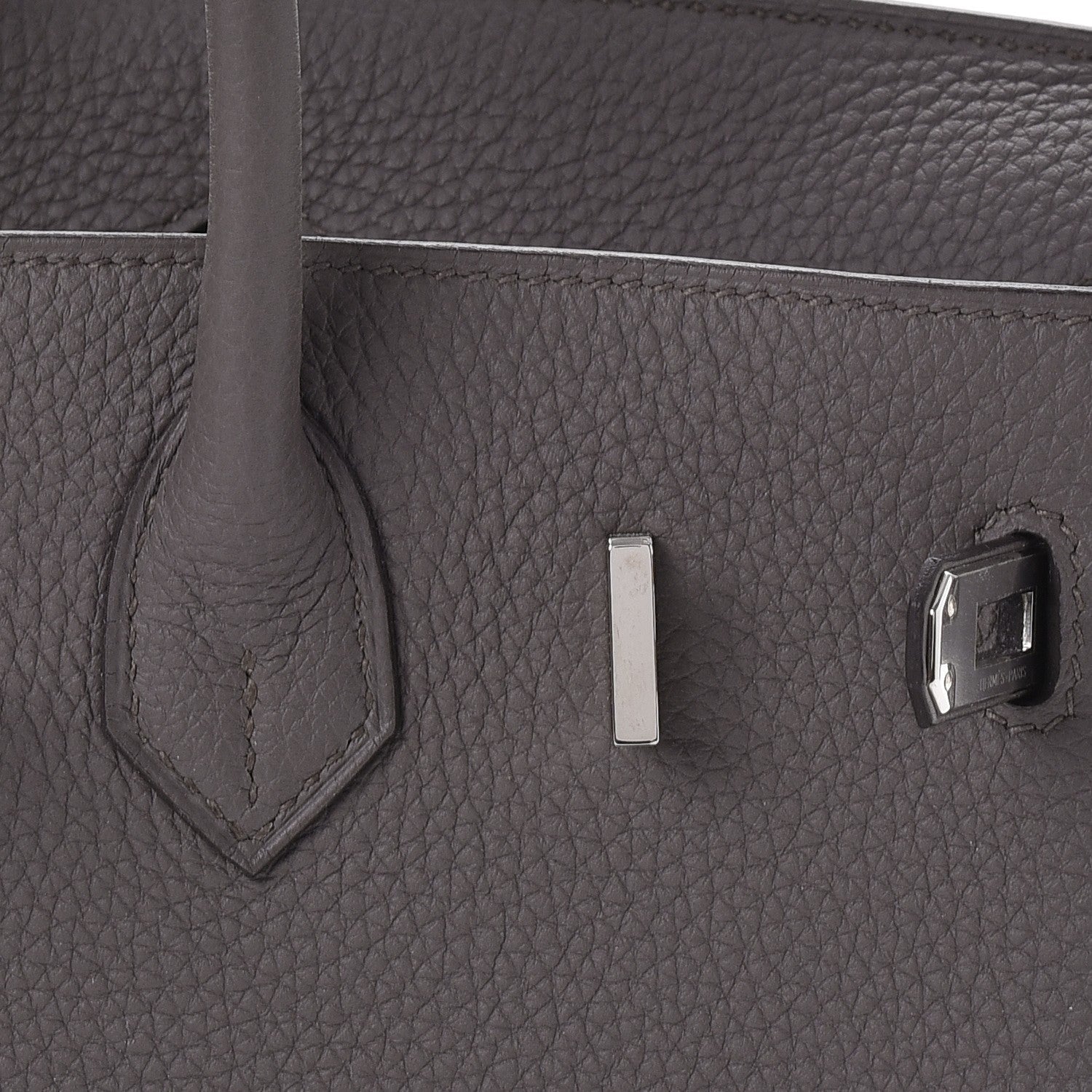 Hermes Togo Birkin 25 Etain 27 of 37