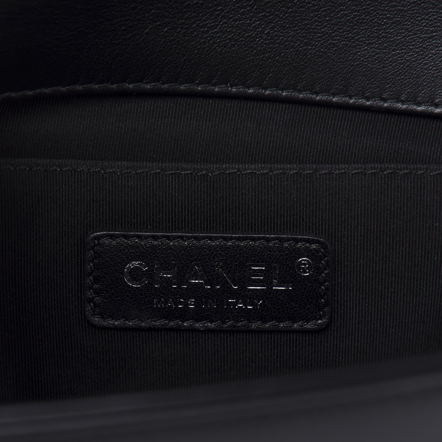 Chanel Tweed Calfskin Medium Boy Flap Black White 8 of 11