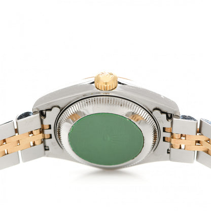 Rolex Stainless Steel 18K Yellow Gold 26mm Oyster Perpetual Datejust Watch White Roman 79173 4 of 4
