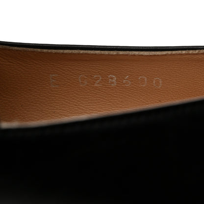 Chanel Calfskin Quilted CC Moccasin Loafers 36 Black 7 of 9