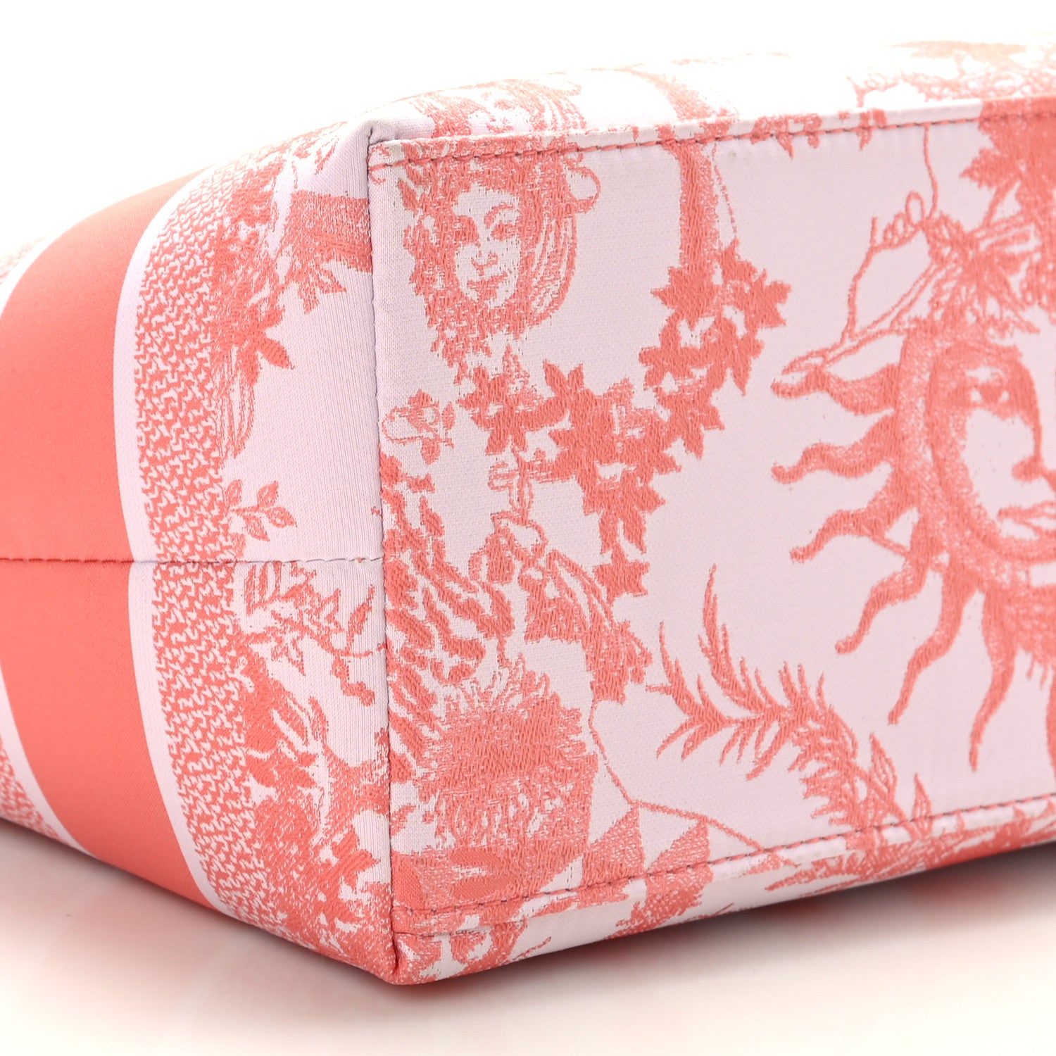 Christian Dior Technical Fabric Toile De Jouy Soleil DiorTravel Nomad Pouch Coral 8 of 10