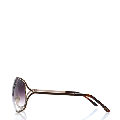 Tom Ford Miranda Crossover Sunglasses TF130 Shiny Bronze 3 of 4