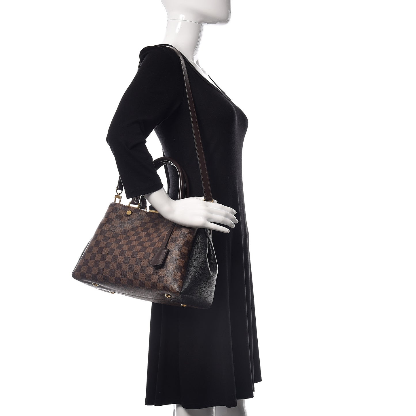 Damier Ebene Cuir Taurillon Brittany Black