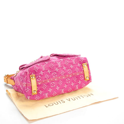 Louis Vuitton Denim Baggy PM Fuchsia 4 of 7