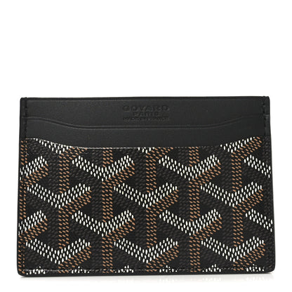 Goyard Goyardine Saint Sulpice Card Holder Black 1 of 7