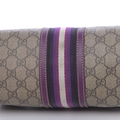 Gucci Monogram Vintage Web Small Boston Purple 12 of 14