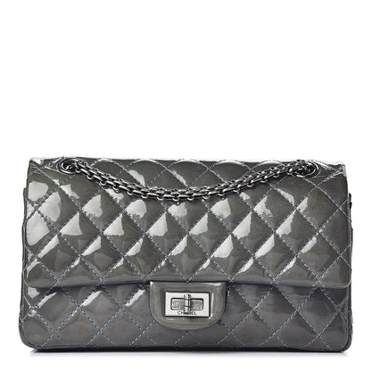 Chanel Patent Quilted 2.55 Reissue 225 Flap Blue 1 of 22