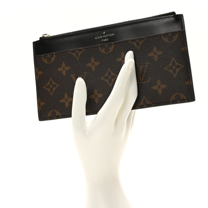 Louis Vuitton Monogram Slim Purse Black 2 of 7