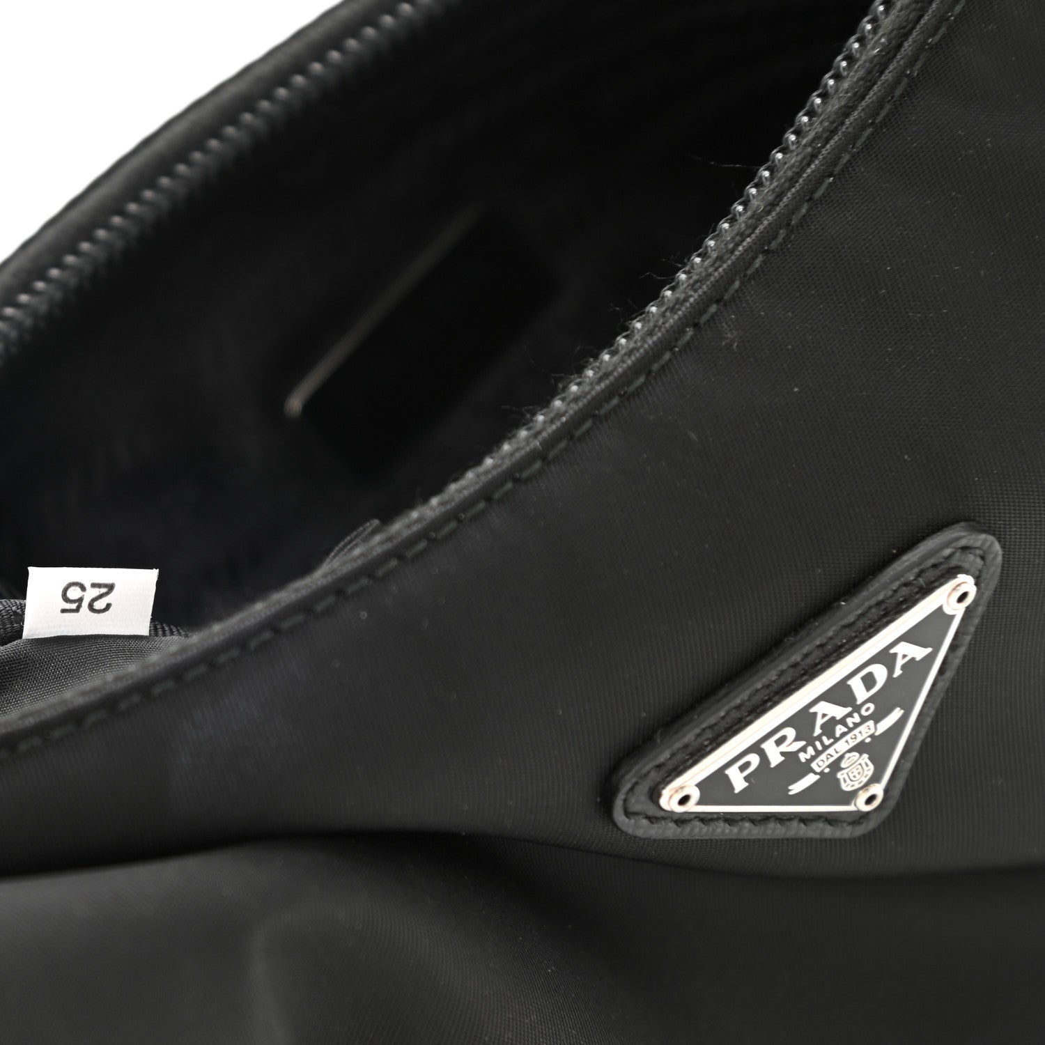 Prada Tessuto Nylon Mini Re-Edition 2000 Bag Black 8 of 9