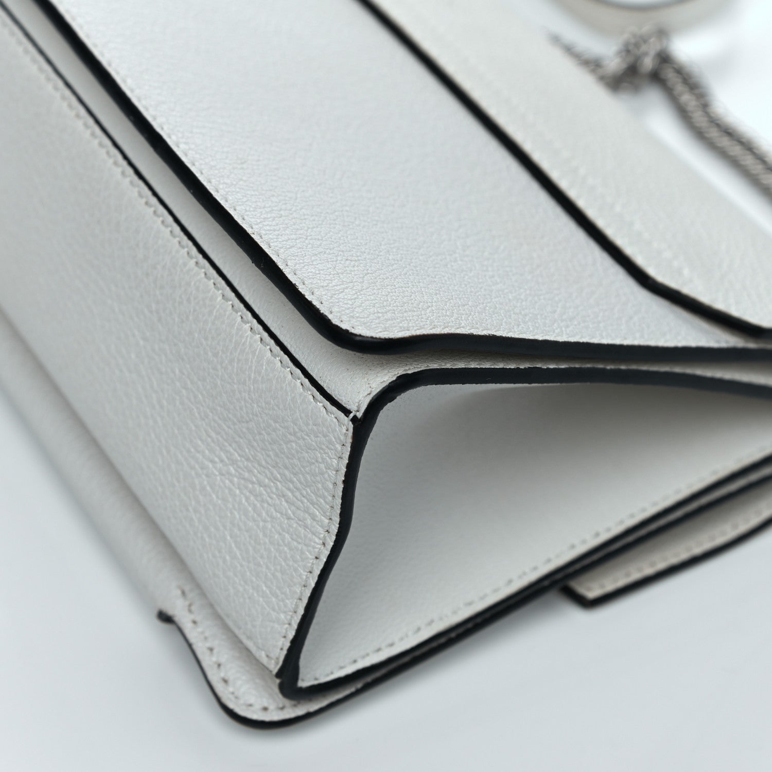 Givenchy Goatskin Small GV3 Shoulder Bag White 9 of 14