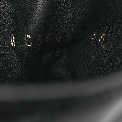 Chanel Lambskin Calfskin Quilted Lace Up Combat Boots 38 Black 8 of 10