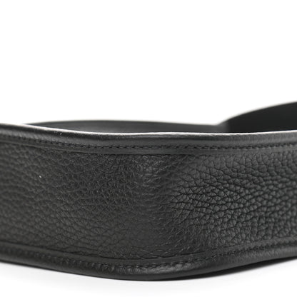 Hermes Taurillon Clemence Evelyne TPM Black 11 of 12