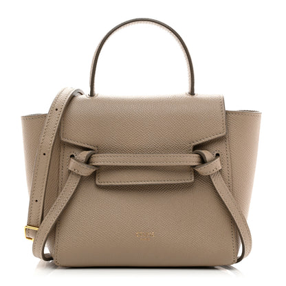 Celine Grained Calfskin Pico Belt Bag Light Taupe 1 of 9