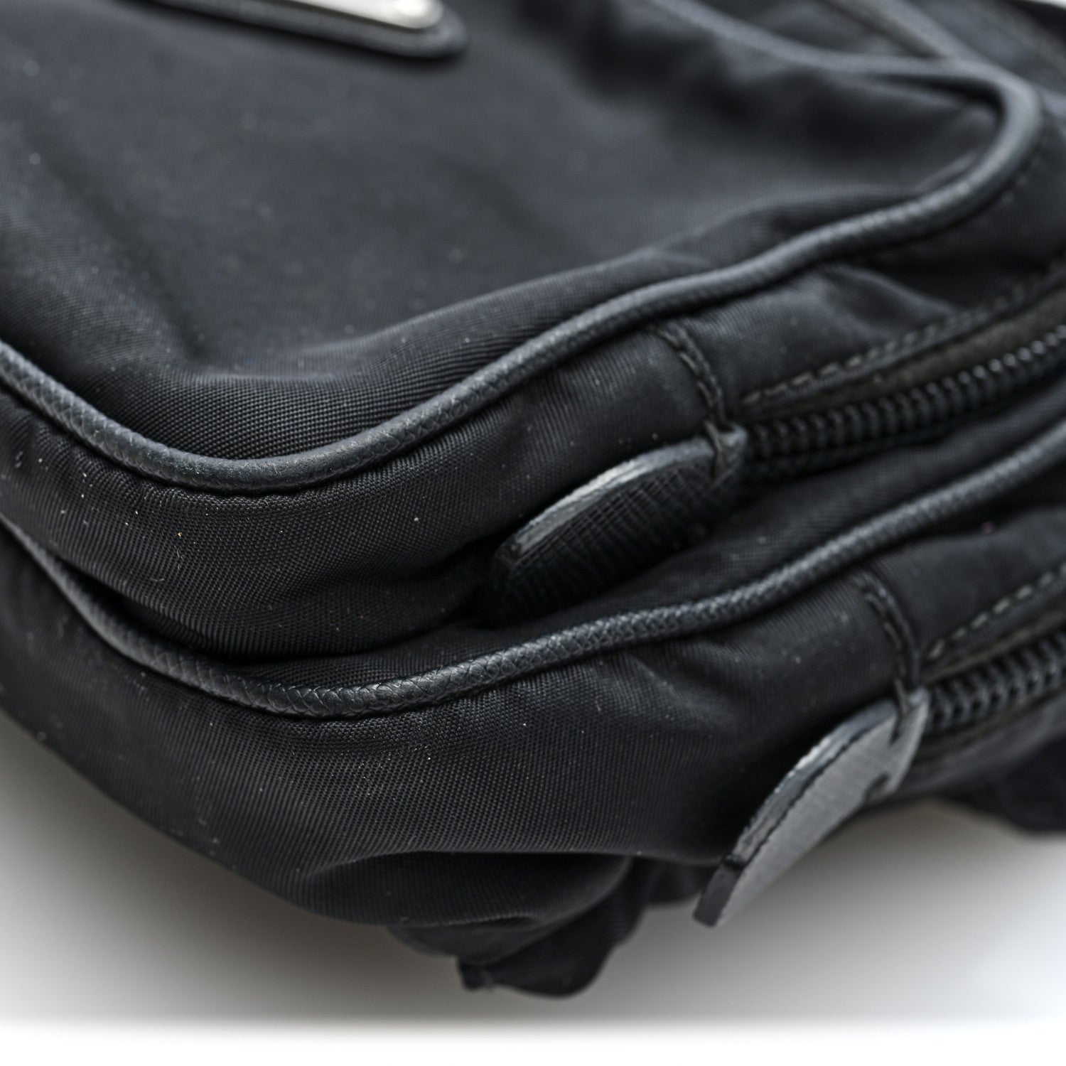 Prada Tessuto Nylon Belt Bag Black 8 of 9