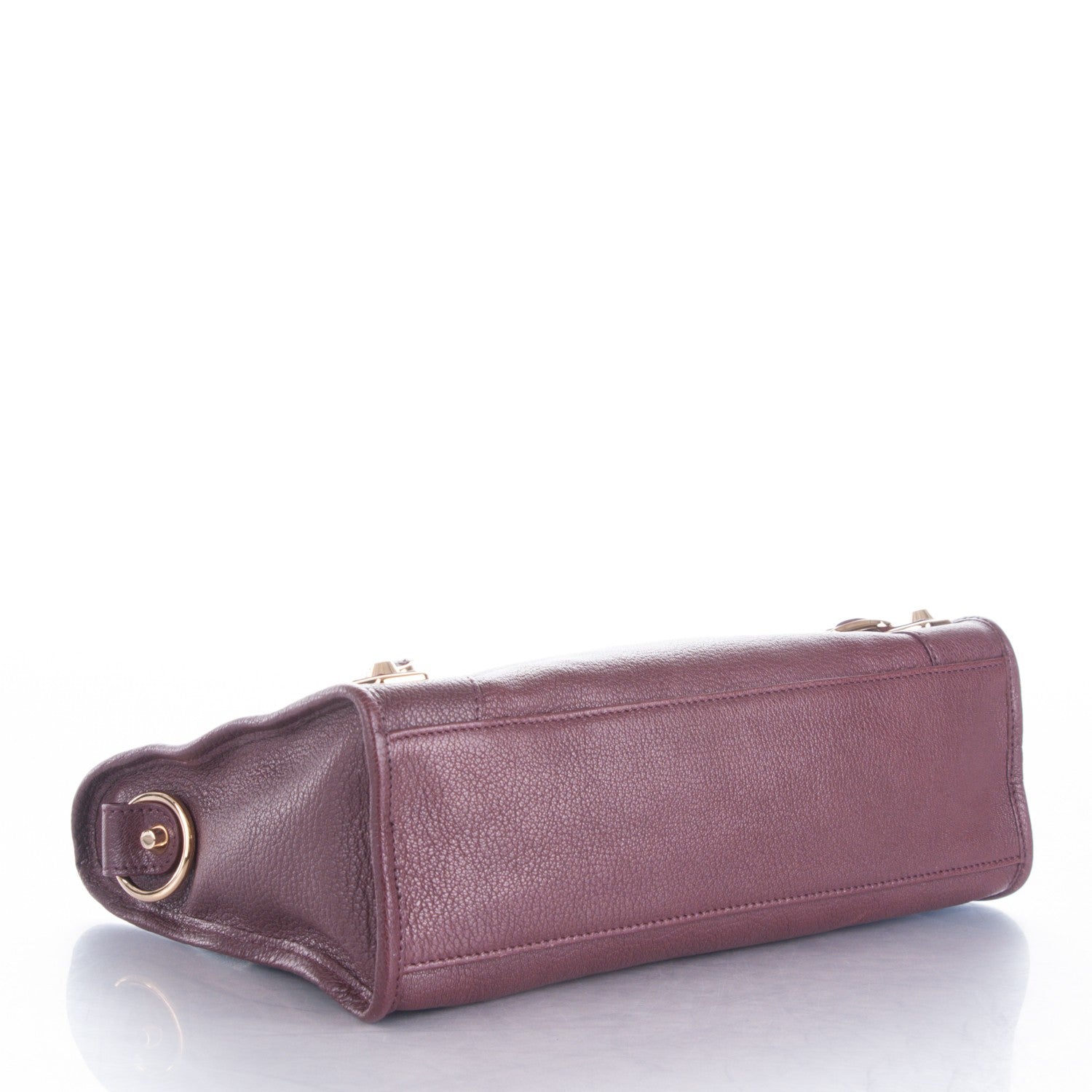 Balenciaga Chevre Gold Metallic Edge Hardware S City Rouge Pourpre 4 of 7