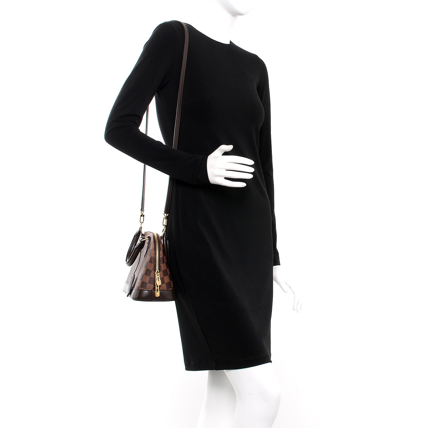 Louis Vuitton Damier Ebene Alma BB 2 of 8