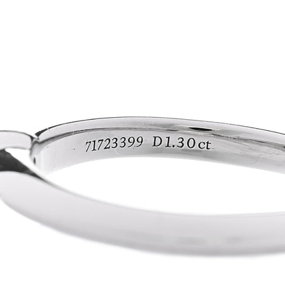 Tiffany Platinum Diamond 1.30ct Solitaire Engagement Ring 49 5 6 of 7