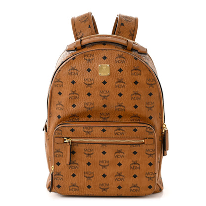 MCM Visetos Medium Stark Backpack Cognac 1 of 10