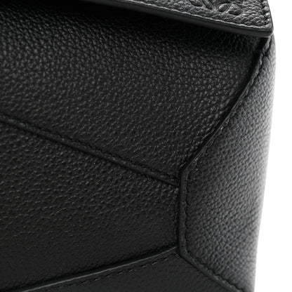 Loewe Calfskin Mini Puzzle Edge Bag Black 10 of 10