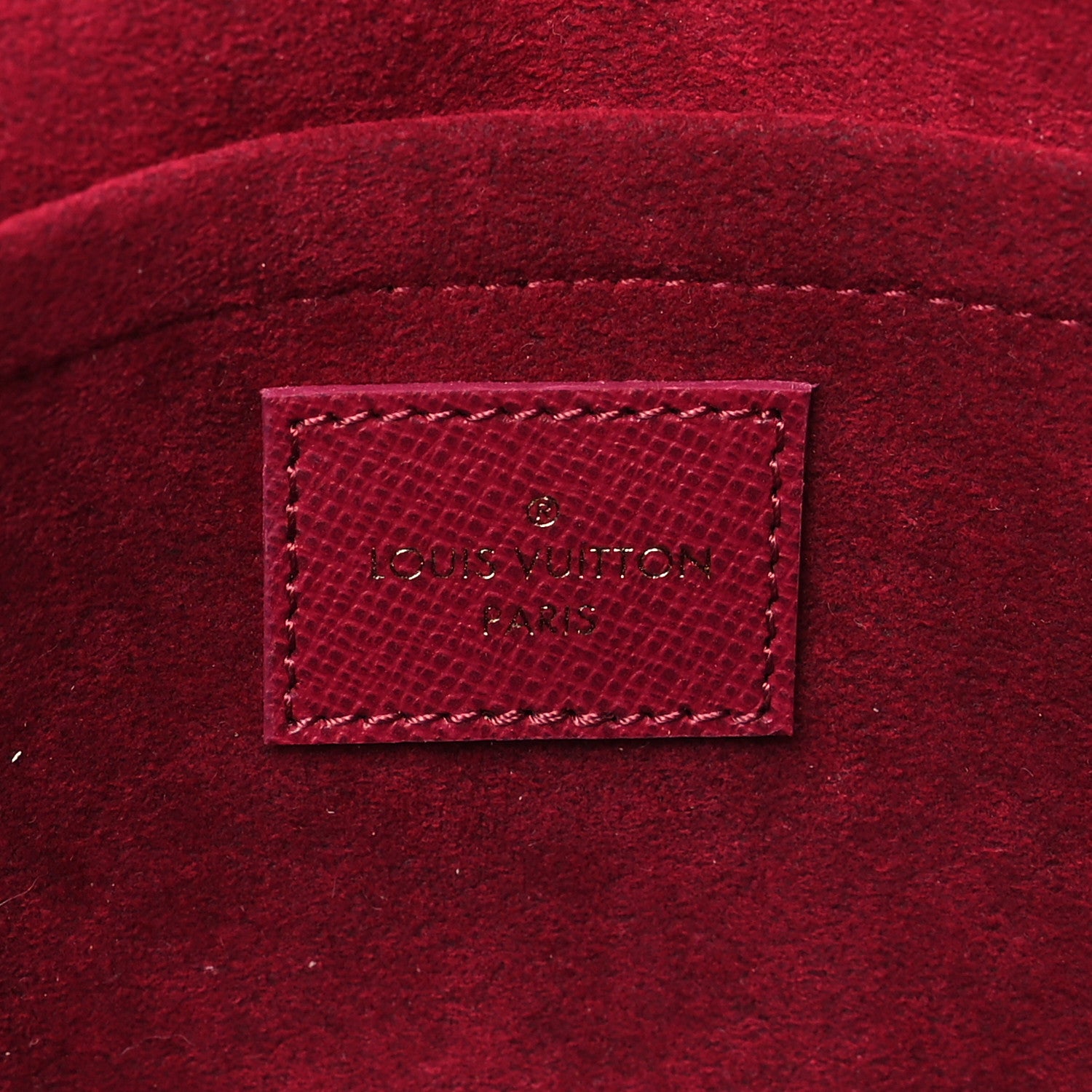 Louis Vuitton Monogram Pochette Felicie Chain Wallet Fuchsia 7 of 10