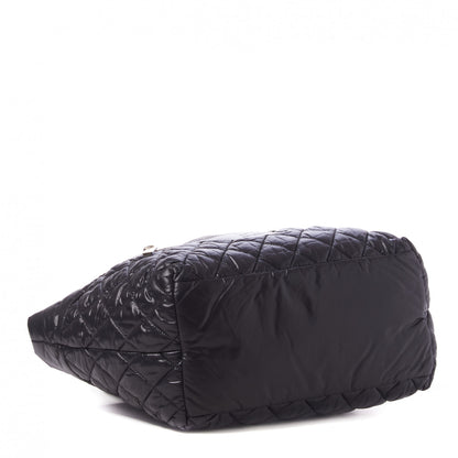 Chanel Nylon Quilted Small Coco Cocoon Tote Black 3 of 9