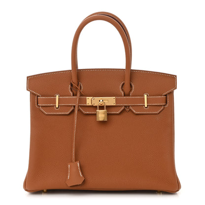 Hermes Togo Birkin 30 Gold 1 of 14