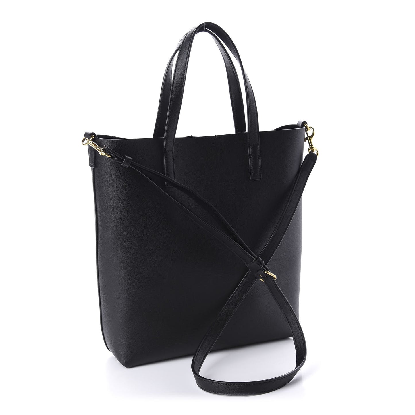 Calfskin Toy Shopping Tote Black