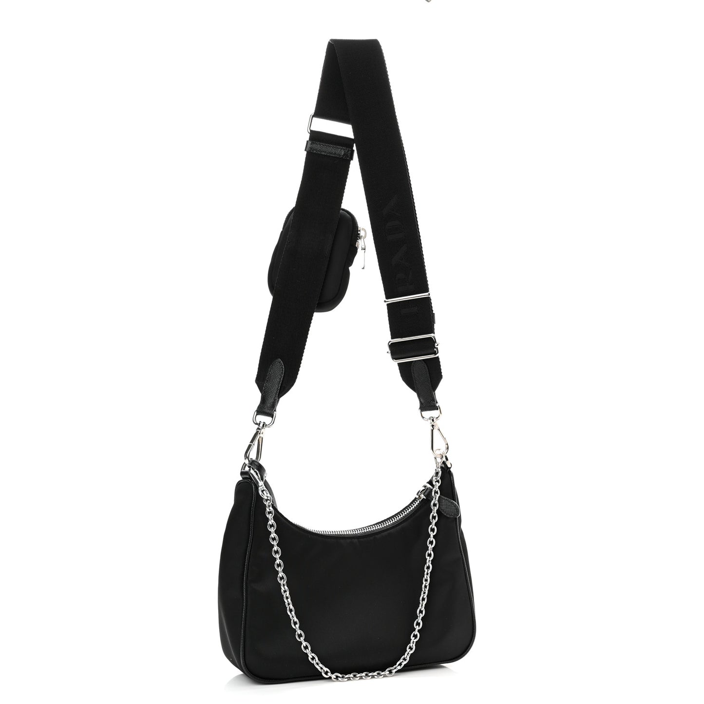 Nylon Re-Edition 2005 Shoulder Bag Black