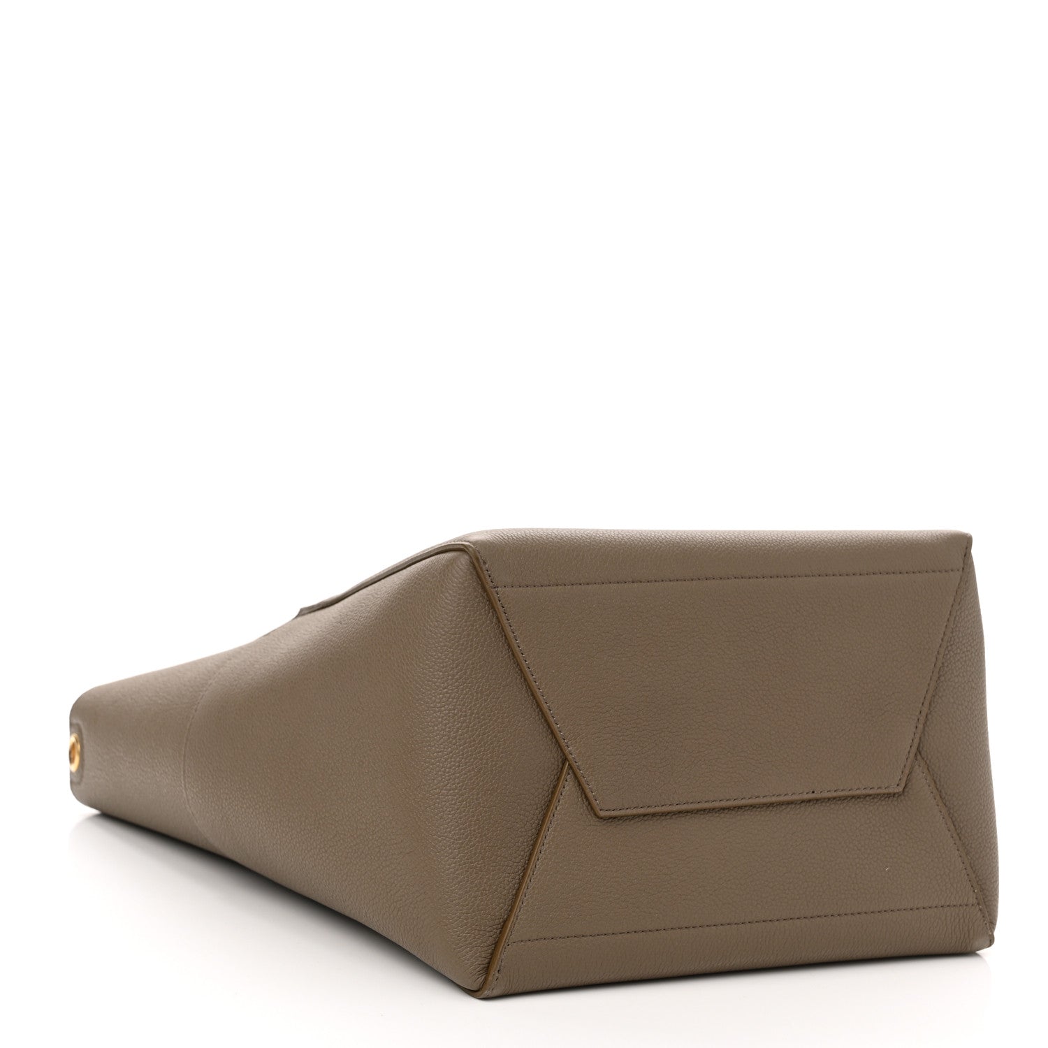 Celine Soft Grained Calfskin Sangle Bucket Bag Taupe 4 of 10