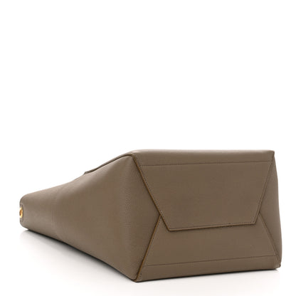 Celine Soft Grained Calfskin Sangle Bucket Bag Taupe 4 of 10