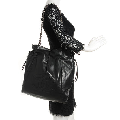 Chanel Caviar 31 Drawstring Tote Black 2 of 7