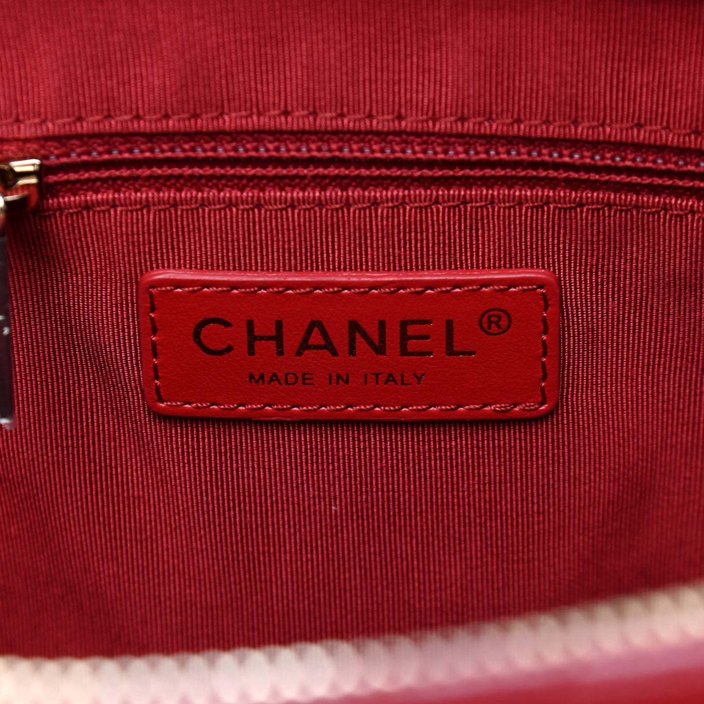 Caviar Quilted Rolled Up Tote Red