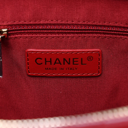 Chanel Caviar Quilted Rolled Up Tote Red 5 of 8
