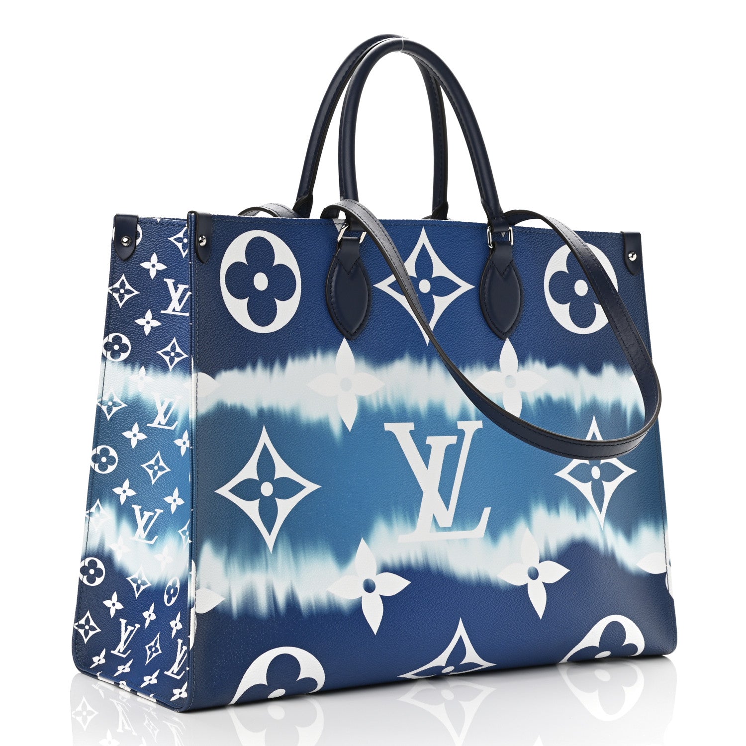 Louis Vuitton Monogram Escale Onthego GM Blue 3 of 9