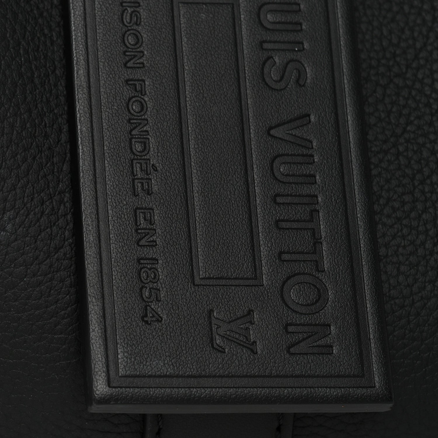 Louis Vuitton Grained Calfskin Aerogram City Keepall Black 10 of 10