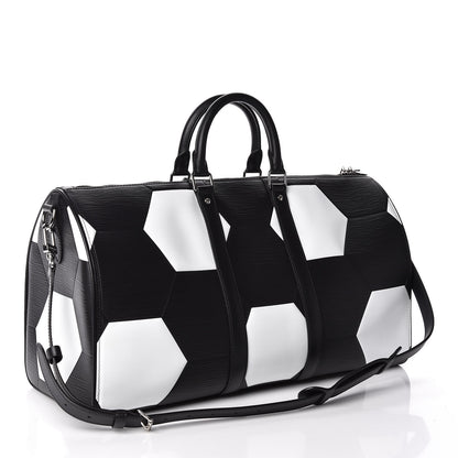 Louis Vuitton Epi World Cup Keepall 50 Black 4 of 11