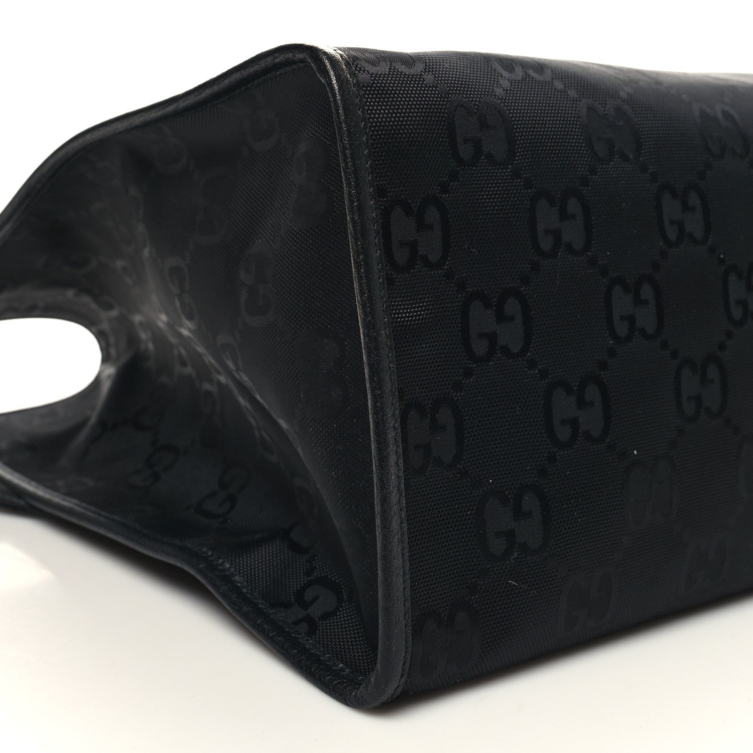 Gucci Econyl Nylon Monogram Large Off The Grid Tote Bag Black 9 of 10